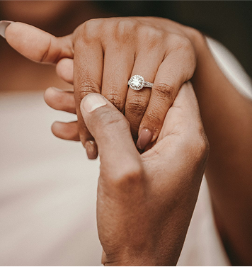 Paris Proposal Ring – Rose Gold, Oval Lab Diamond